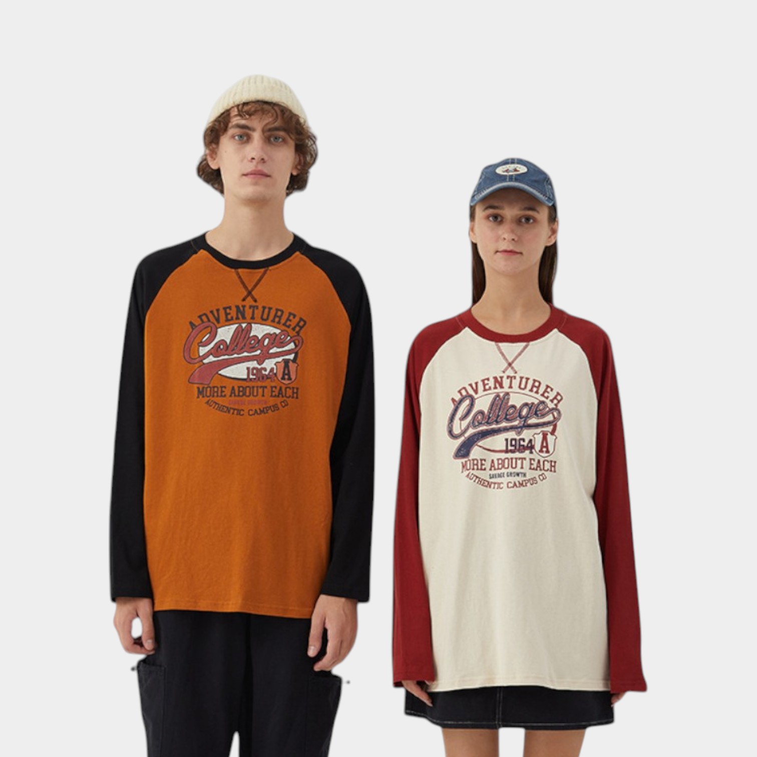 Unisex Text print Long sleeves T-Shirt