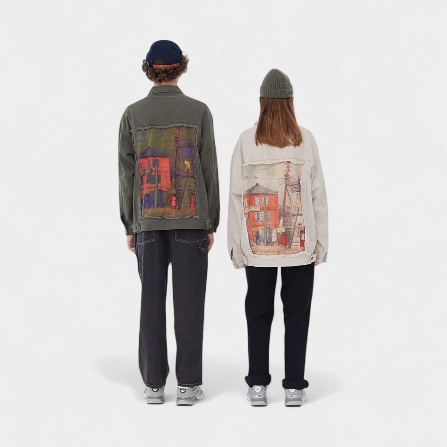 Unisex Regular Fit Long sleeves Denim Jacket - Image 4