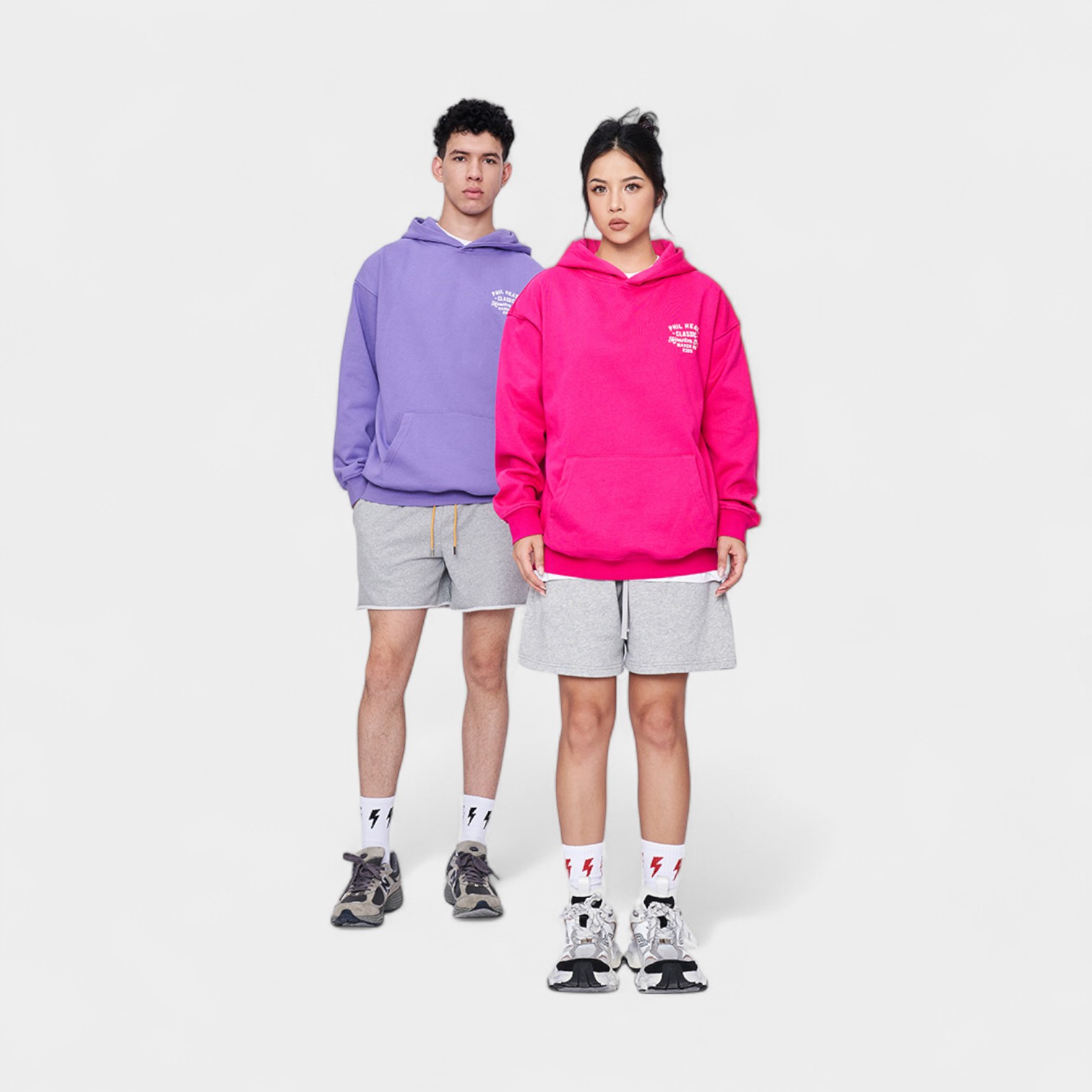 Unisex Text print Long sleeves Hoodie - Image 2