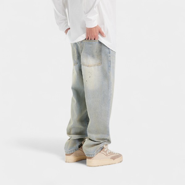 Men's Relaxed Fit/Loose Fit Jeans - Image 4