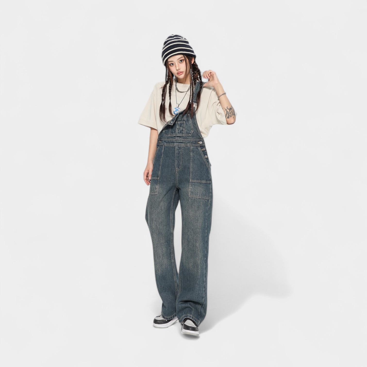 Women's Relaxed Fit/Loose Fit Overall - Image 6