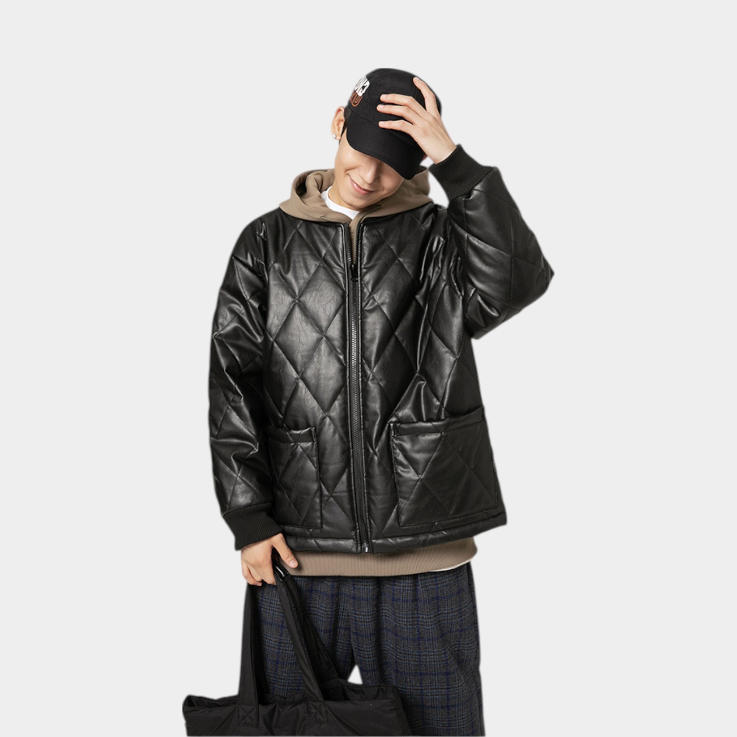 Women's Oversized Long sleeves Bomber Jacket - Image 7