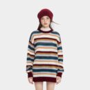 Women's Colourful pattern Long sleeves Knitted Jumper