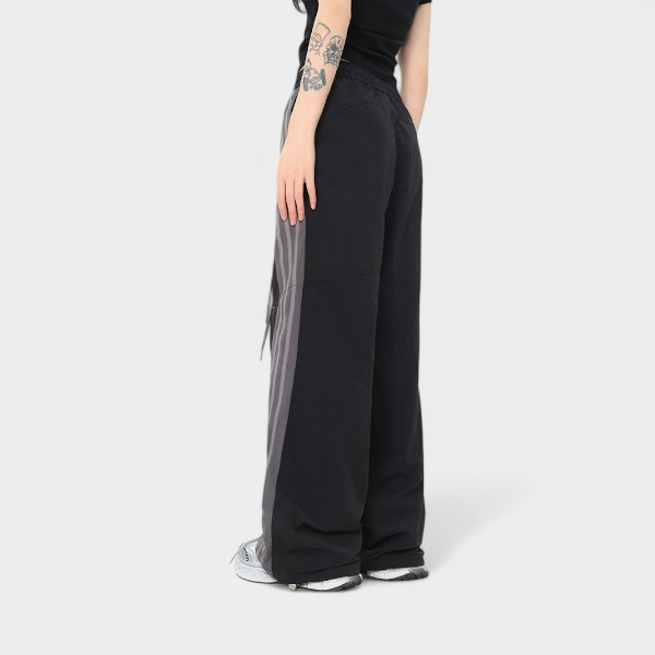 Women's Striped pattern Parachute Pants - Image 6