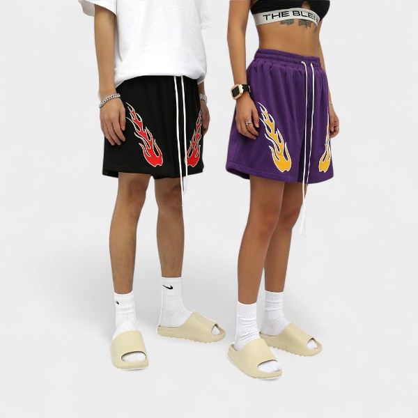 Unisex Artistic print Cargo Shorts - Image 5