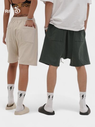 RFSD men's clothing | Trendy shorts 2023 Summer new fashion brand loose casual drawstring shorts men