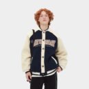 Men's Text print Long sleeves Varsity Jacket