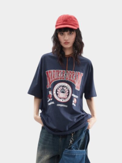 Women's Anime/cartoon print Short sleeves T-Shirt