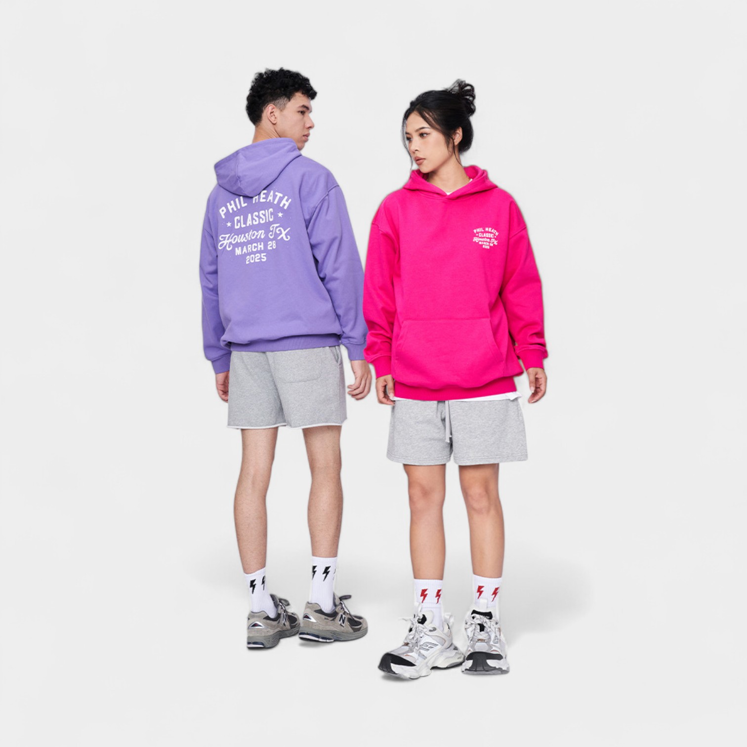 Unisex Text print Long sleeves Hoodie - Image 4