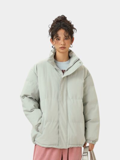 Jack Chuanyang Cotton Coat Fashionable Cold-Wintering Thick Bread Suit for Men and Women Casual Loose Fashionable All-Match Thickened Collar Jacket