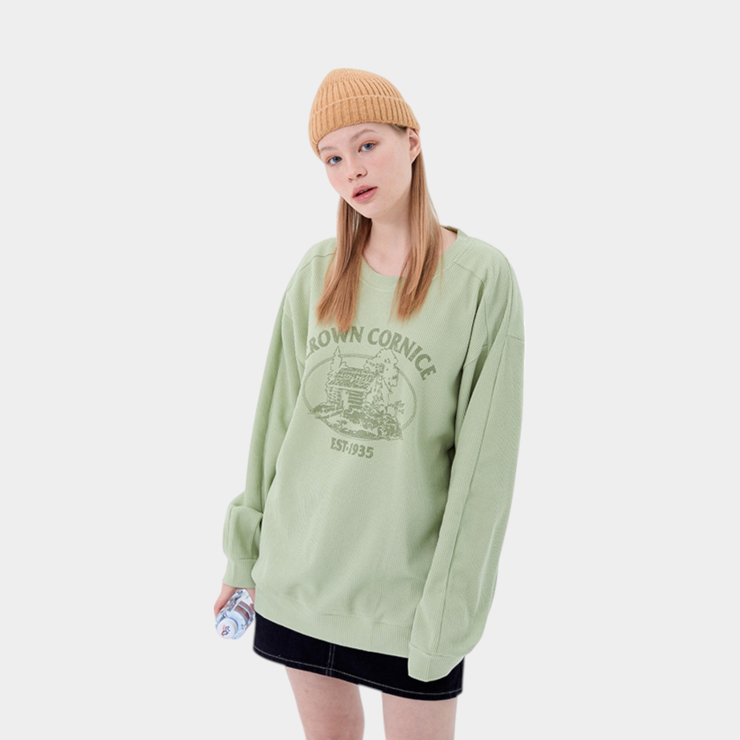 HeyHenry Round Neck Turtleneck Loose Men's and Women's Couples Sweater Casual New Korean Style Spring Long Sleeve Top Trendy