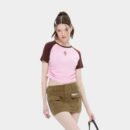 Women's Slim Fit Short sleeves Crop Top
