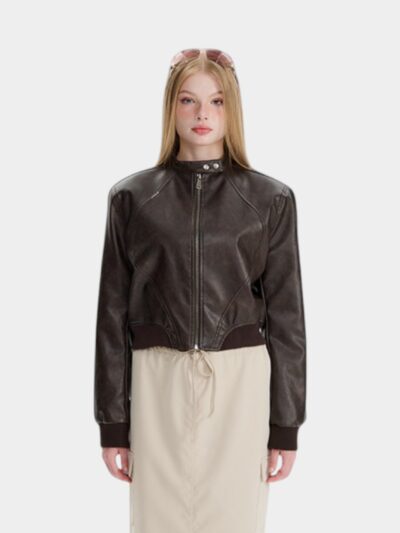 Women's Regular Fit Long sleeves Bomber Jacket