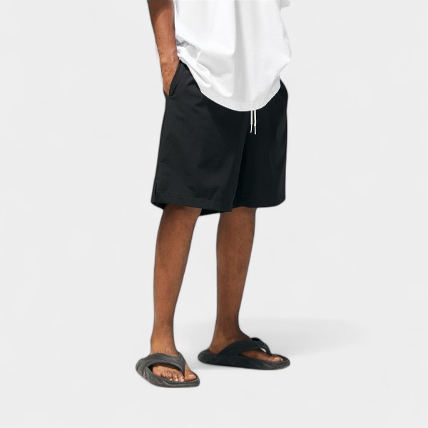 Unisex Relaxed Fit/Loose Fit Nylon Shorts - Image 2