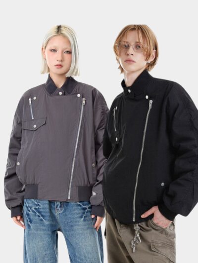 Unisex Regular Fit Long sleeves Bomber Jacket