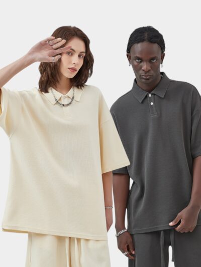 Unisex Oversized Short sleeves Polo Shirt