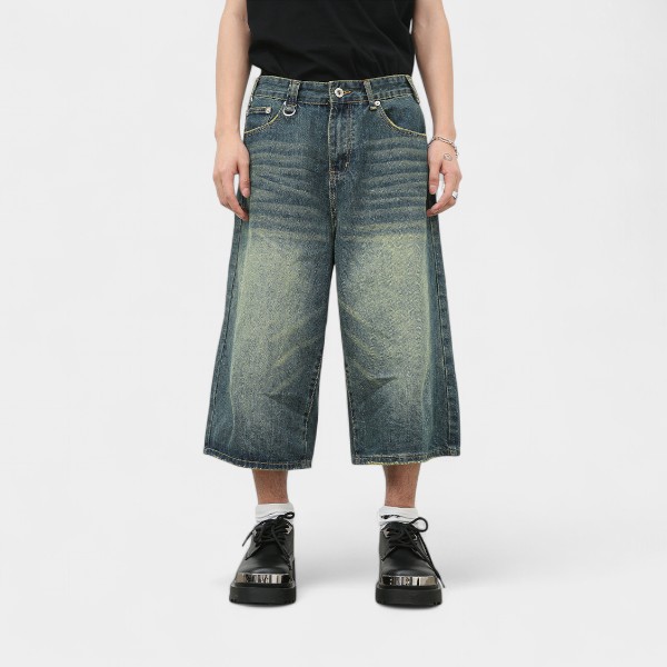 Men's Relaxed Fit/Loose Fit Sleeveless Jorts