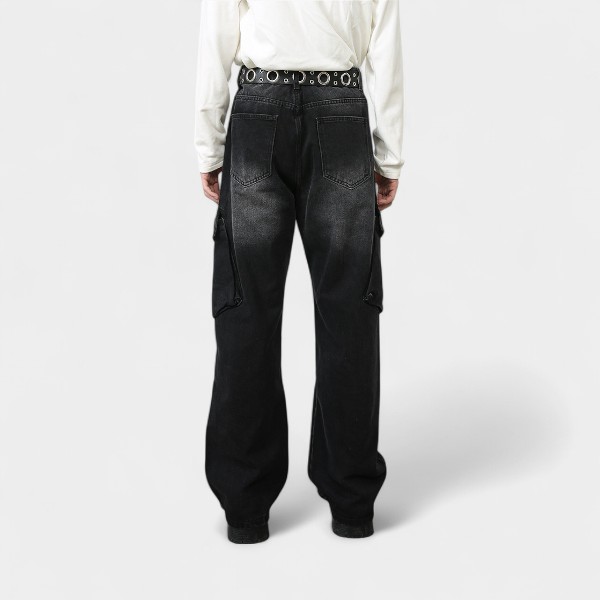 Men's Relaxed Fit/Loose Fit Jeans - Image 4