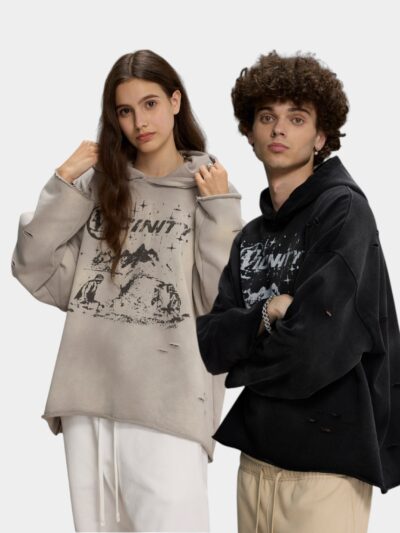 Unisex Artistic print Long sleeves Hoodie