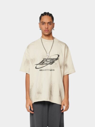 Men's Text print Short sleeves T-Shirt