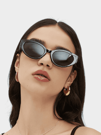 Stacked style European and American fashion 5434 high-grade sunglasses personality exaggerated street shooting clock-in all-match toad sunglasses