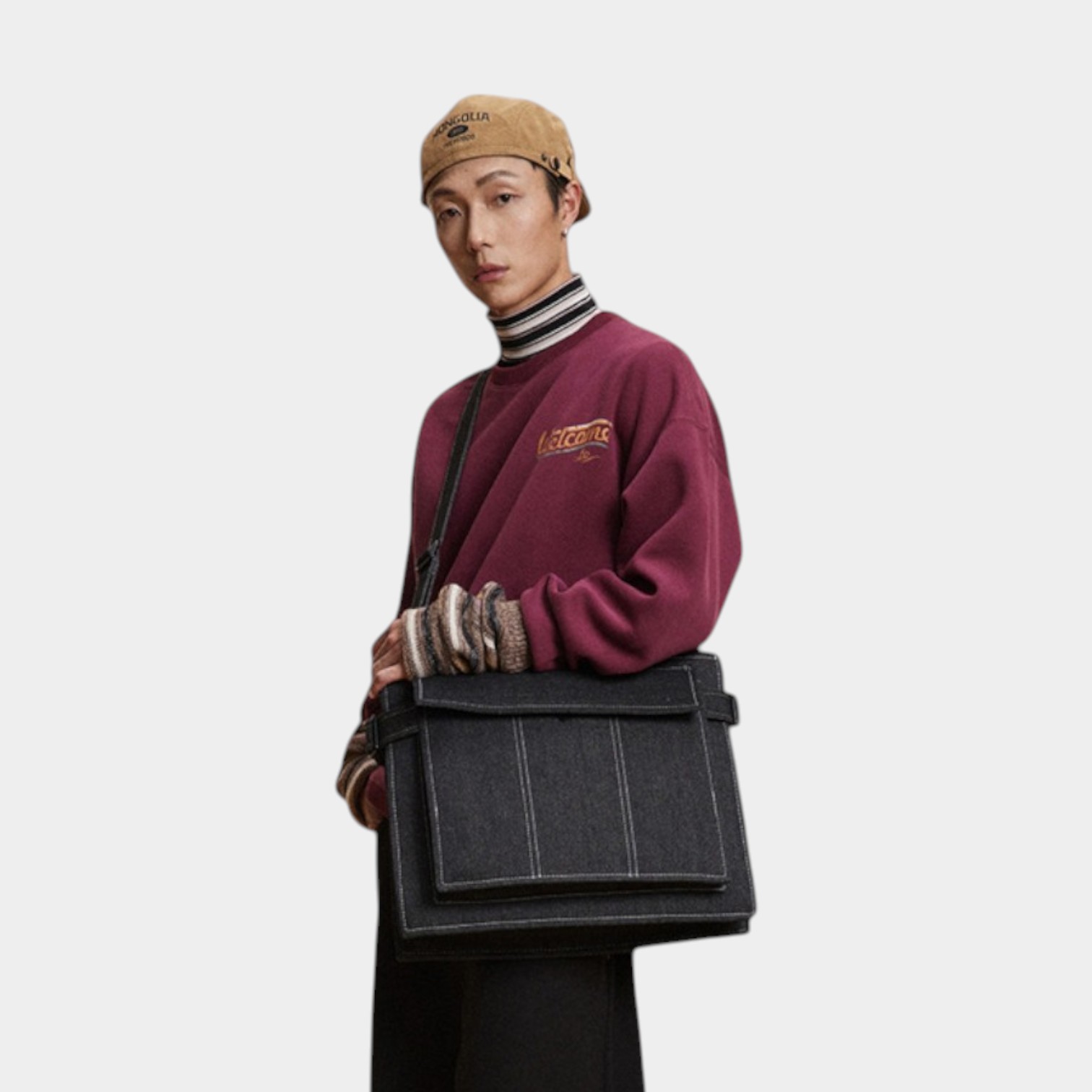 Men's Text print Long sleeves Sweatshirt - Image 3