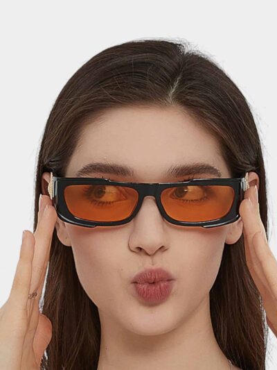 2024 photo show face small hip hop 5486 toad hot girl sun shade sunglasses personality exaggerated fashion sunglasses