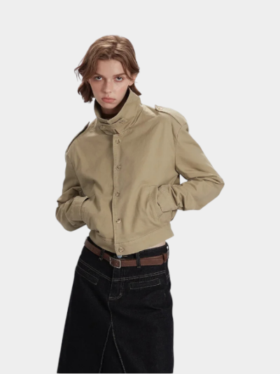 Women's Regular Fit Long sleeves Bomber Jacket