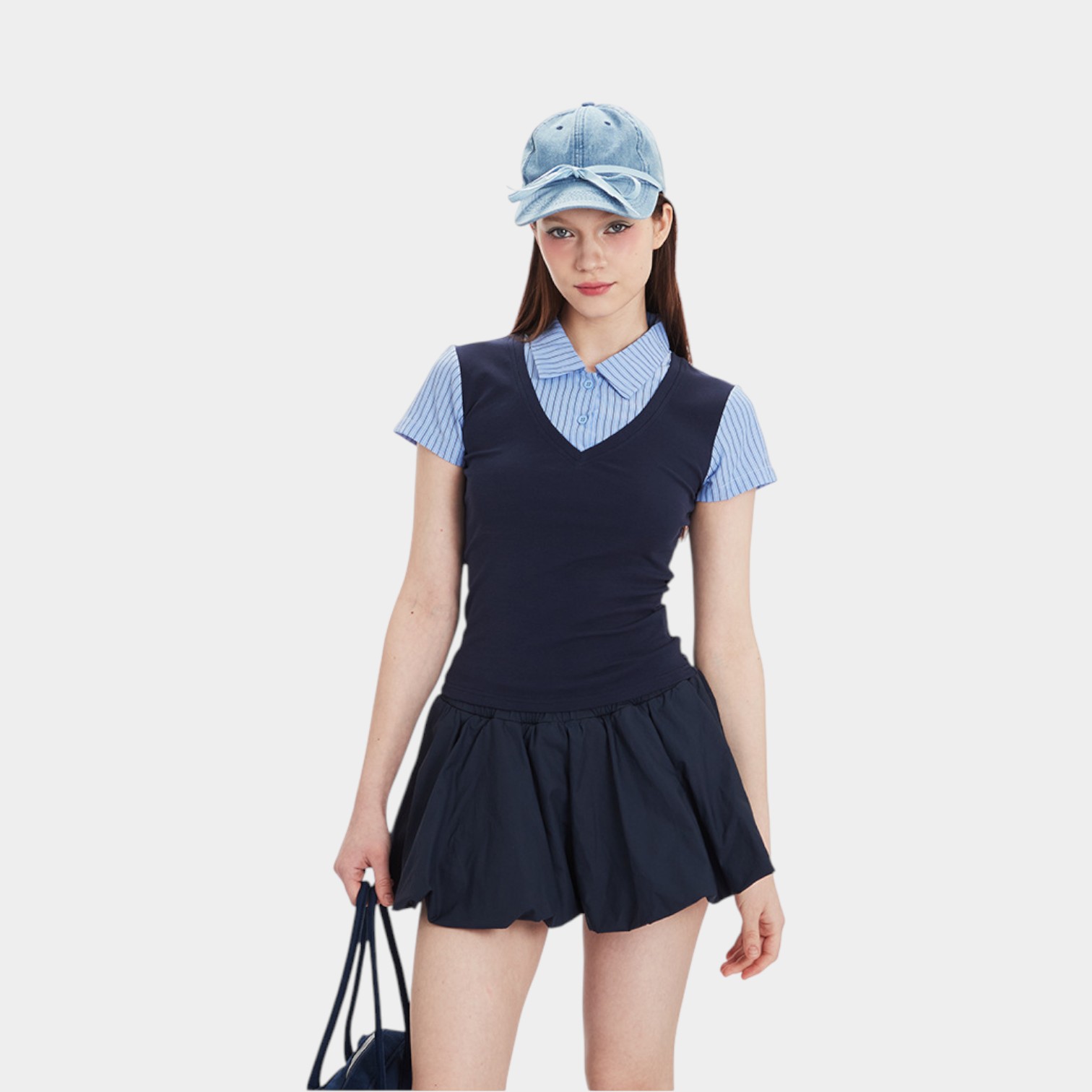 Women's Striped pattern Short sleeves Casual Shirt