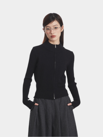 Women's Regular Fit Long sleeves Zip up Jacket