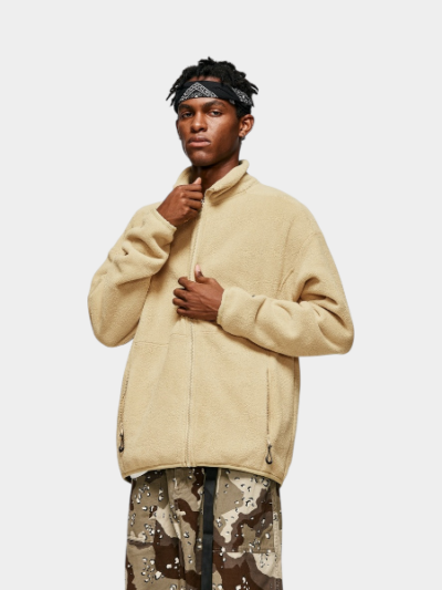 Unisex Regular Fit Long sleeves Fleece Jacket