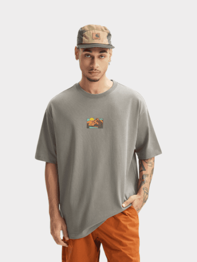 Men's Artistic print Short sleeves T-Shirt