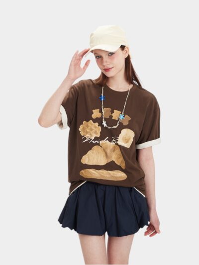 Women's Artistic print Short sleeves T-Shirt