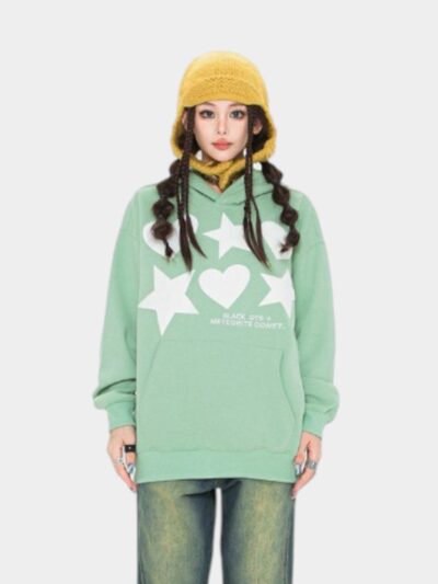 Women's Text print Long sleeves Hoodie