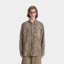 Women's Checked pattern Long sleeves Casual Shirt
