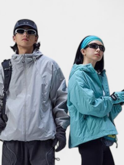 Unisex Regular Fit Long sleeves Rain Jacket