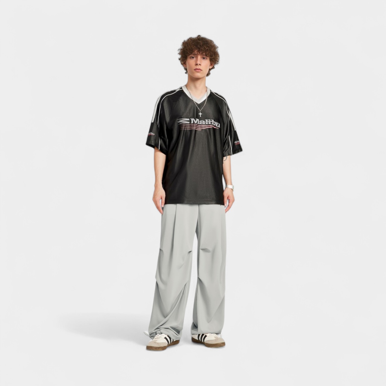 Men's Relaxed Fit/Loose Fit Chinos - Image 4