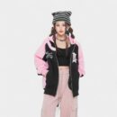 Women's Text print Long sleeves Zip up Jacket