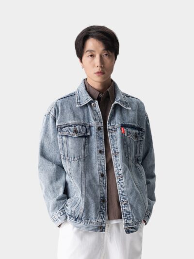 Laikemian 2025 Autumn New American High Street Retro Jacket High-End Casual Denim Jacket for Men