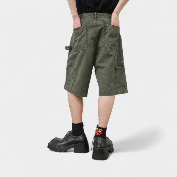 Men's Relaxed Fit/Loose Fit Cargo Shorts - Image 2