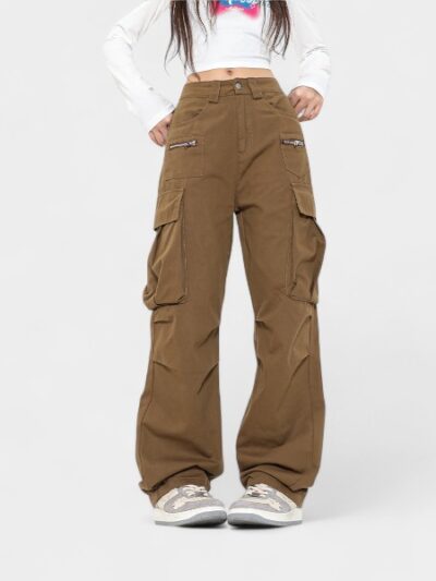 Women's Relaxed Fit/Loose Fit Cargo Pants