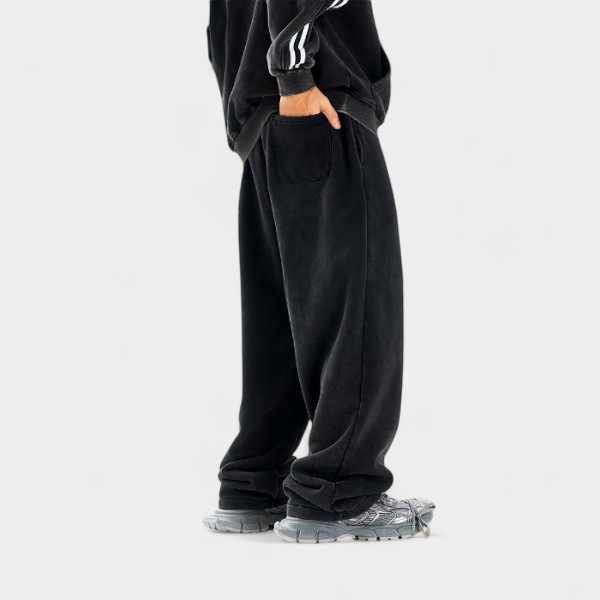 Men's Relaxed Fit/Loose Fit Joggers - Image 2