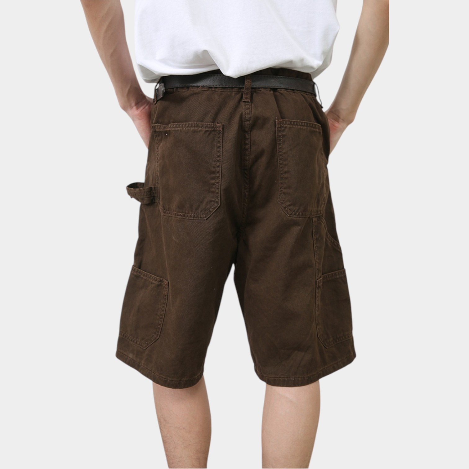 Men's Relaxed Fit/Loose Fit Cargo Shorts - Image 5