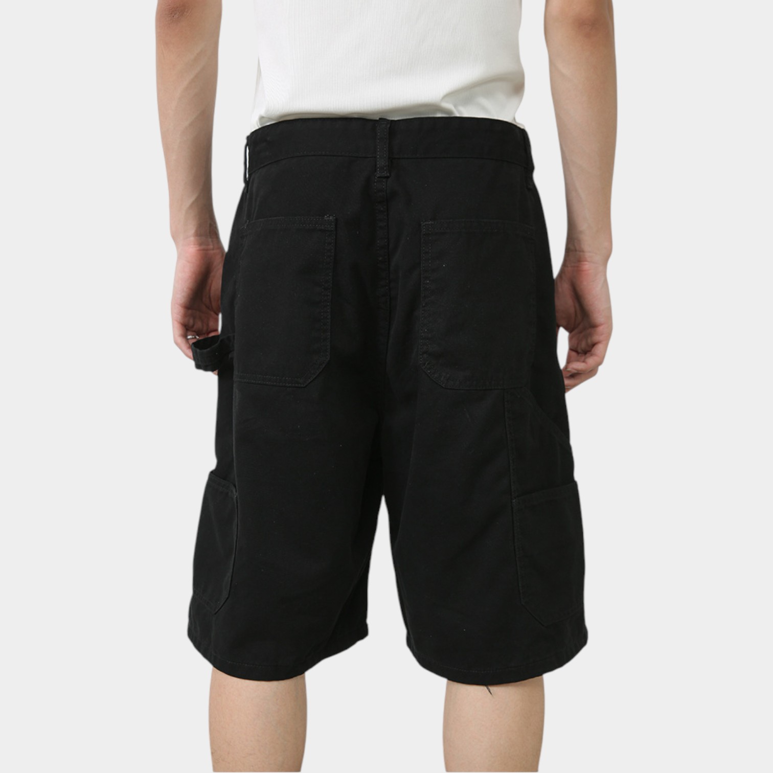 Men's Relaxed Fit/Loose Fit Cargo Shorts - Image 3