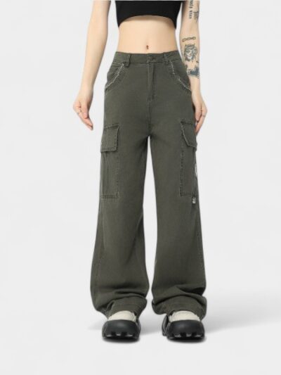 Women's Relaxed Fit/Loose Fit Cargo Pants