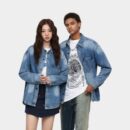 Unisex Oversized Long sleeves Denim Jacket