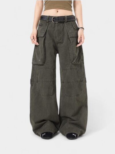 Women's Relaxed Fit/Loose Fit Cargo Pants