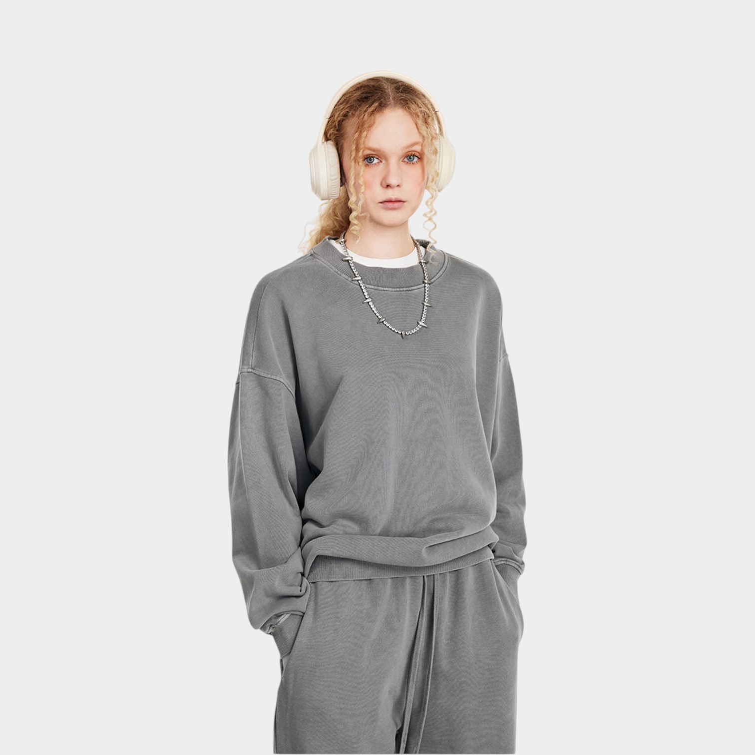 Unisex Oversized Long sleeves Sweatshirt