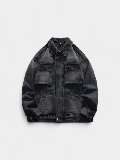 Custom processing and proofing of American high street denim clothes, high-end jackets, denim tops, men's trendy denim jackets