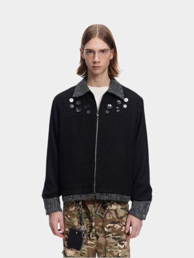 Men's Regular Fit Long sleeves Bomber Jacket